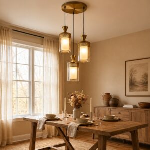 The Modern Honeycomb Gold Cluster Pendant 1