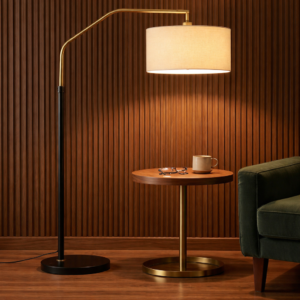 Linea Arc Cantilever Floor Lamp (Model: 9616)