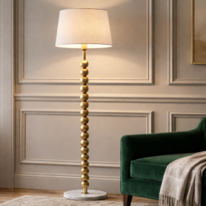 Beaded Column Floor Lamp (Model: F3223)