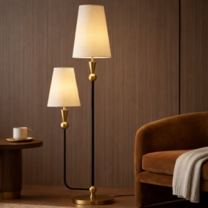 Duet Asymmetrical Floor Lamp (Model: F3226)