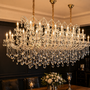 Grand Palace Traditional Baroque Linear Crystal & Glass (Model - 2022/18)