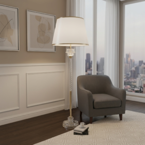 The Spiral Bloom Floor Lamp – Modern Grace, Luminous Charm (Model - 9301)