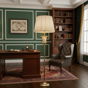 The Venetian Bloom Floor Lamp – Timeless Grace, Rich Illumination (Model - 9303)