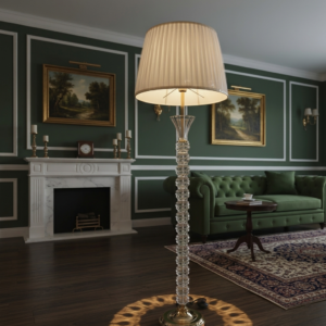 The Crystal Spire Floor Lamp – A Pinnacle of Grandeur (Model - 9306)